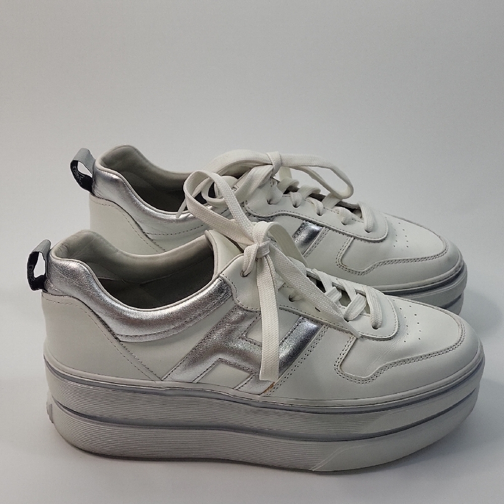 Hogan Chic Women's Platform Sneakers Size 39.5